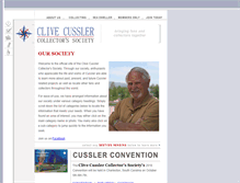 Tablet Screenshot of cusslersociety.com